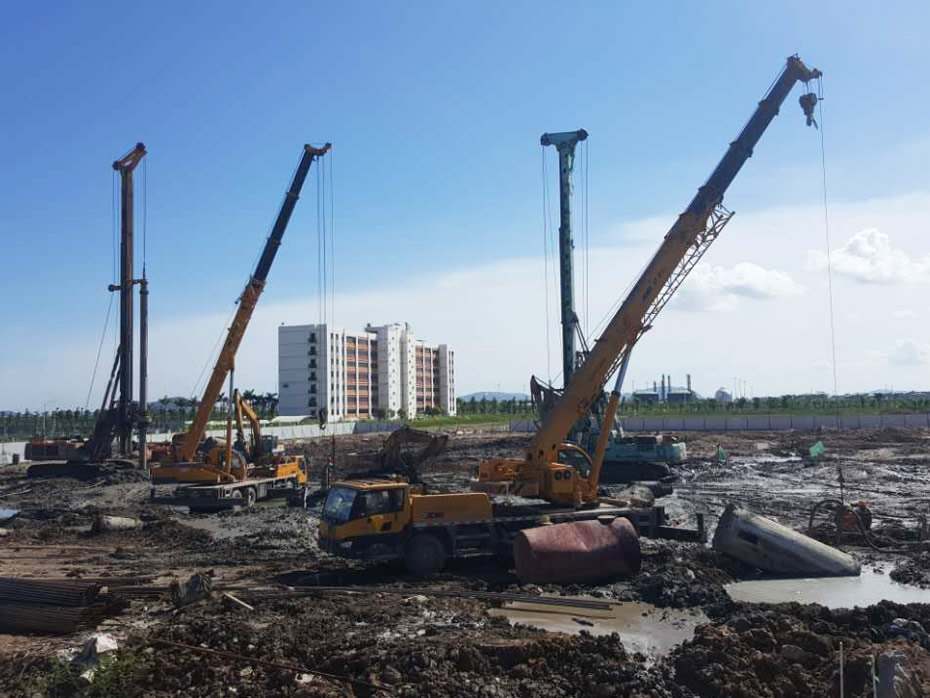 珠海横琴大昌行物流中心桩基础工程