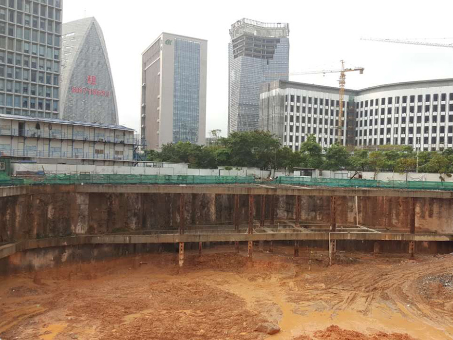 深圳百度国际大厦基坑支护工程