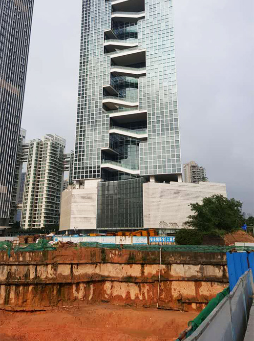 深圳百度国际大厦基坑支护工程