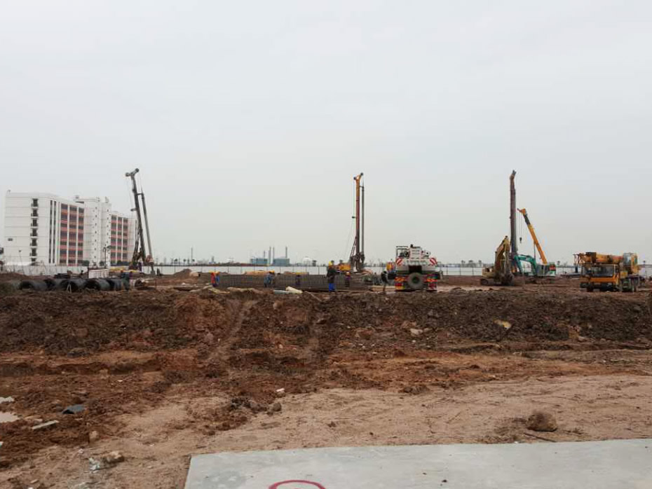 珠海横琴大昌行物流中心桩基础工程