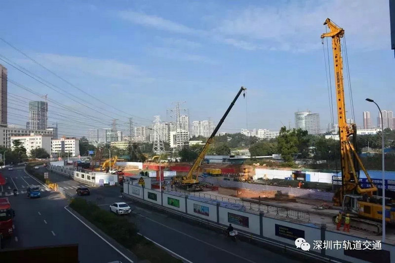 深圳地铁14号线围护结构施工