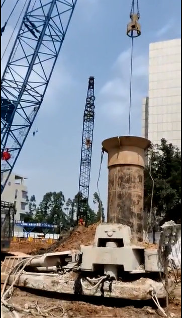 深圳市第三人民医院扩建咬合桩施工
