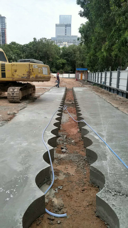 深圳市粤海文体中心咬合桩施工