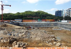 深圳宝安区流塘工业区地块更新项目基坑支护工程